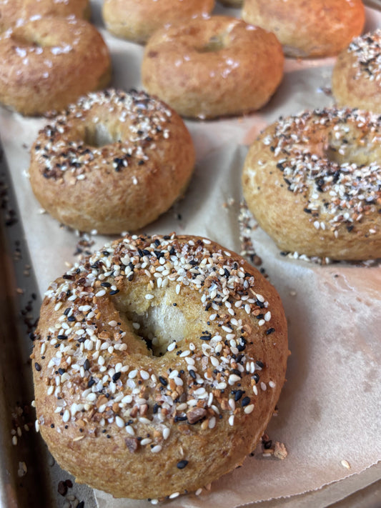 Gluten Free Vegan Sourdough Bagels 2pk