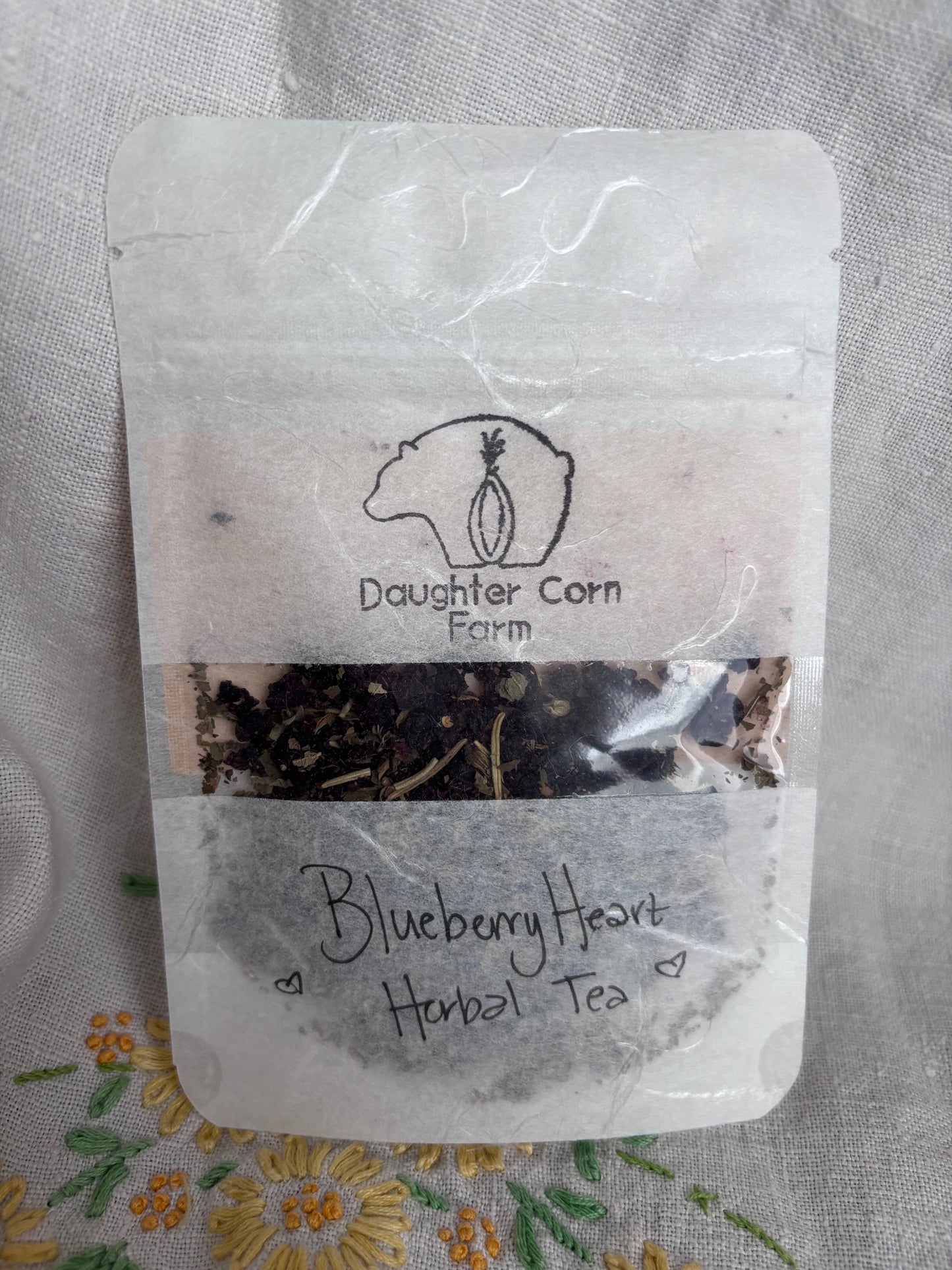 Blueberry Heart Herbal Tea