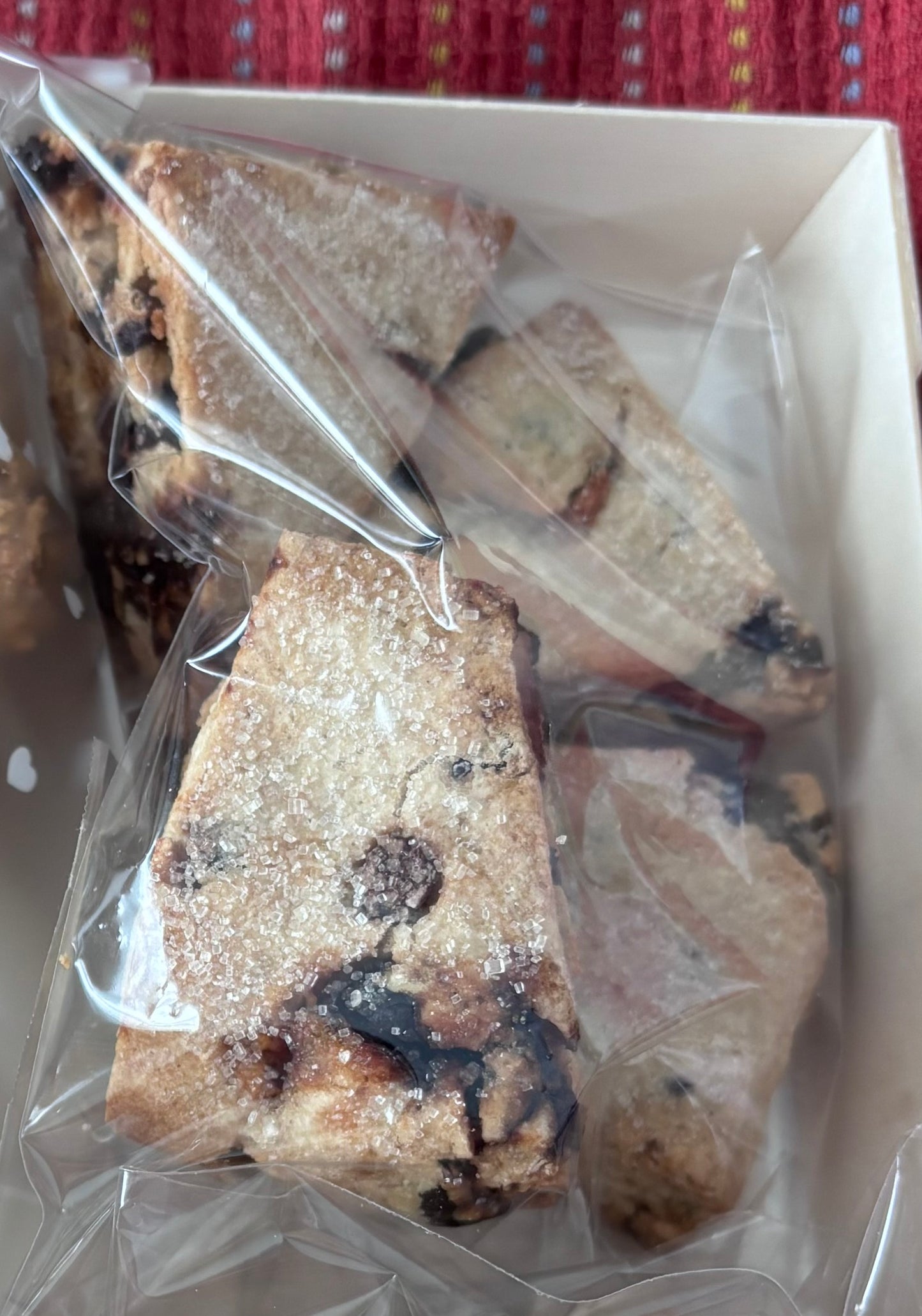 Cherry Chocolate Chip Sourdough Scone (GF & Vegan & Nut Free)